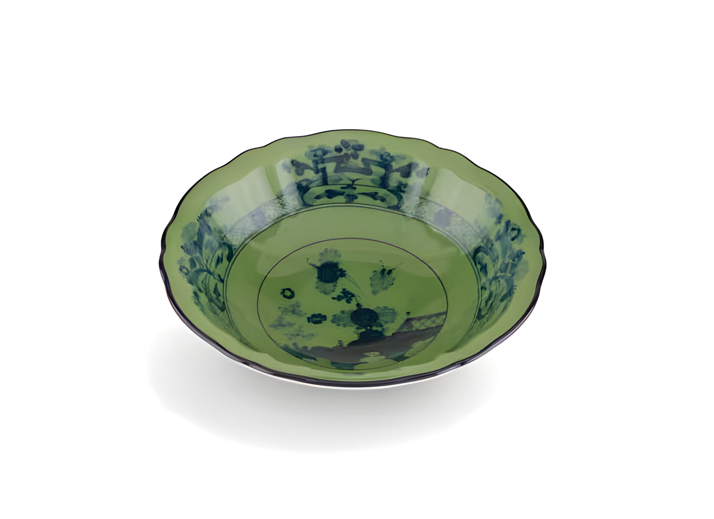 Oriente Italiano Portafrutta piccolo in malachite