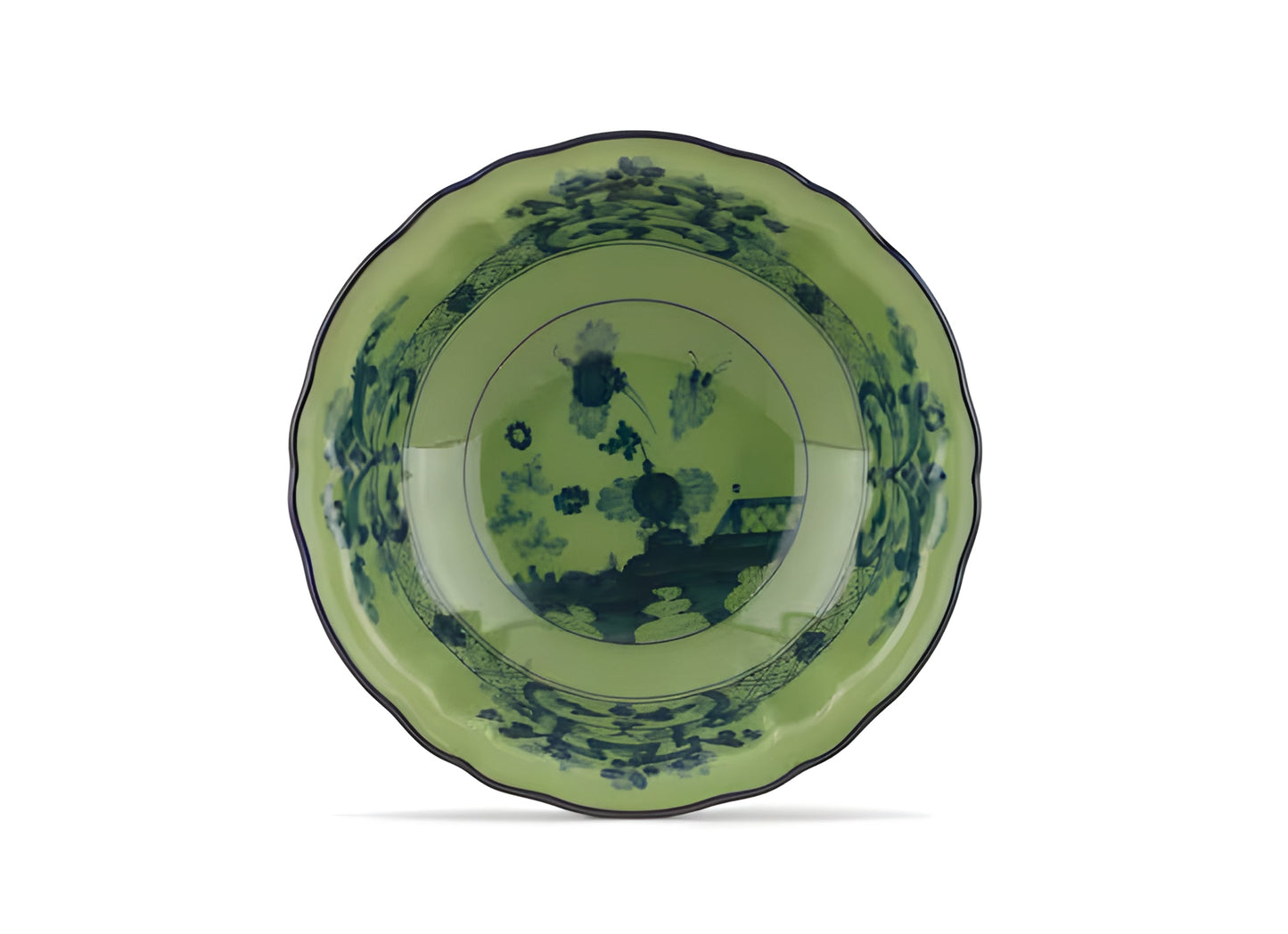 Oriente Italiano Portafrutta piccolo in malachite