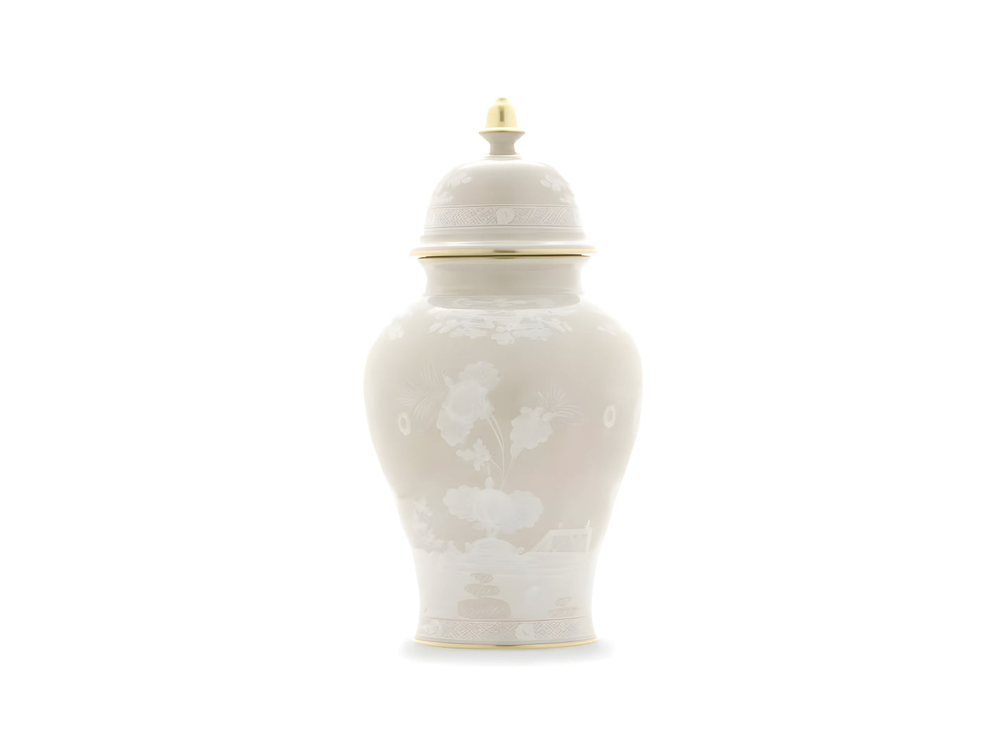 Vaso Potiche Grande Oriente Italiano Meringa