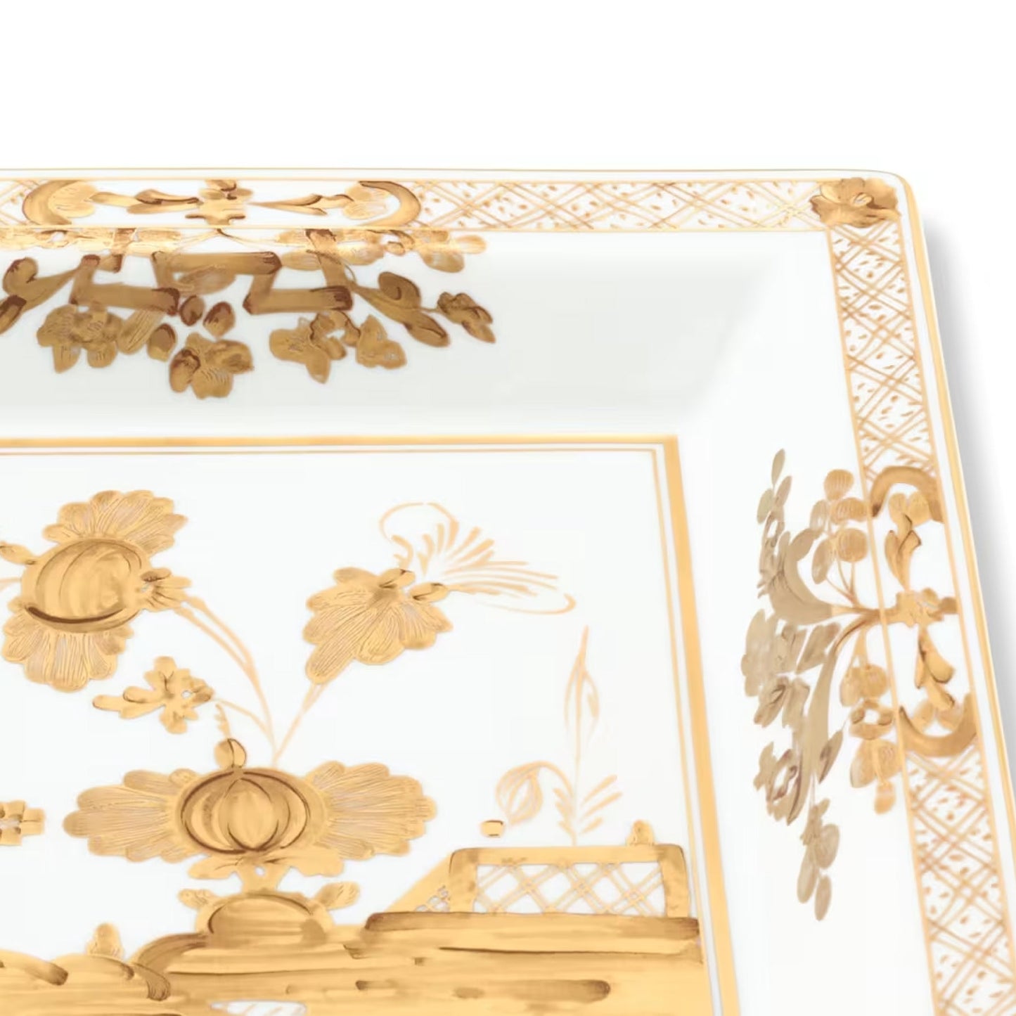 Oriente Italiano Aurum Vassoio per il cambio quadrato grande