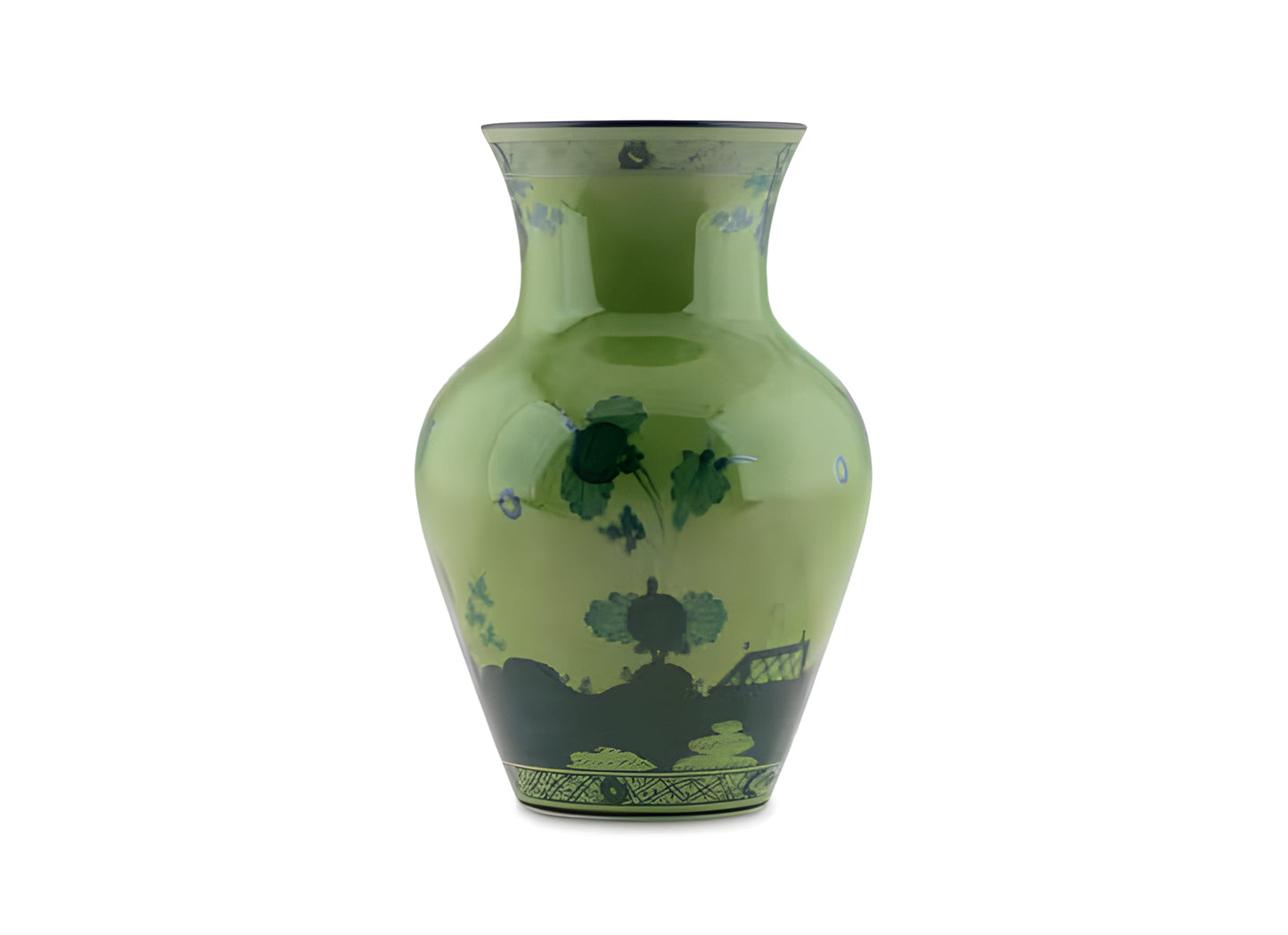 Vaso Ming Oriente Italiano in malachite