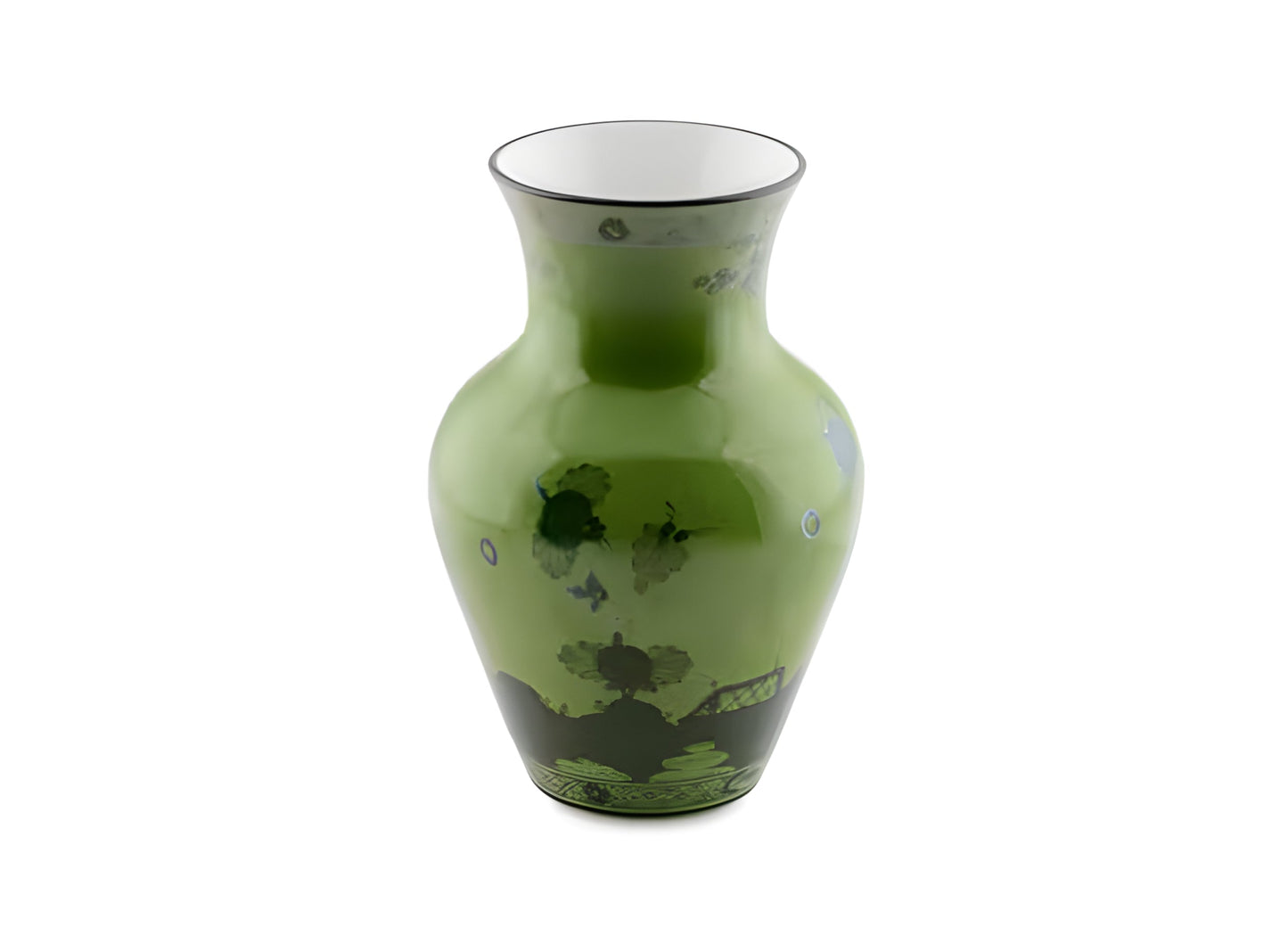 Vaso Ming Oriente Italiano in malachite