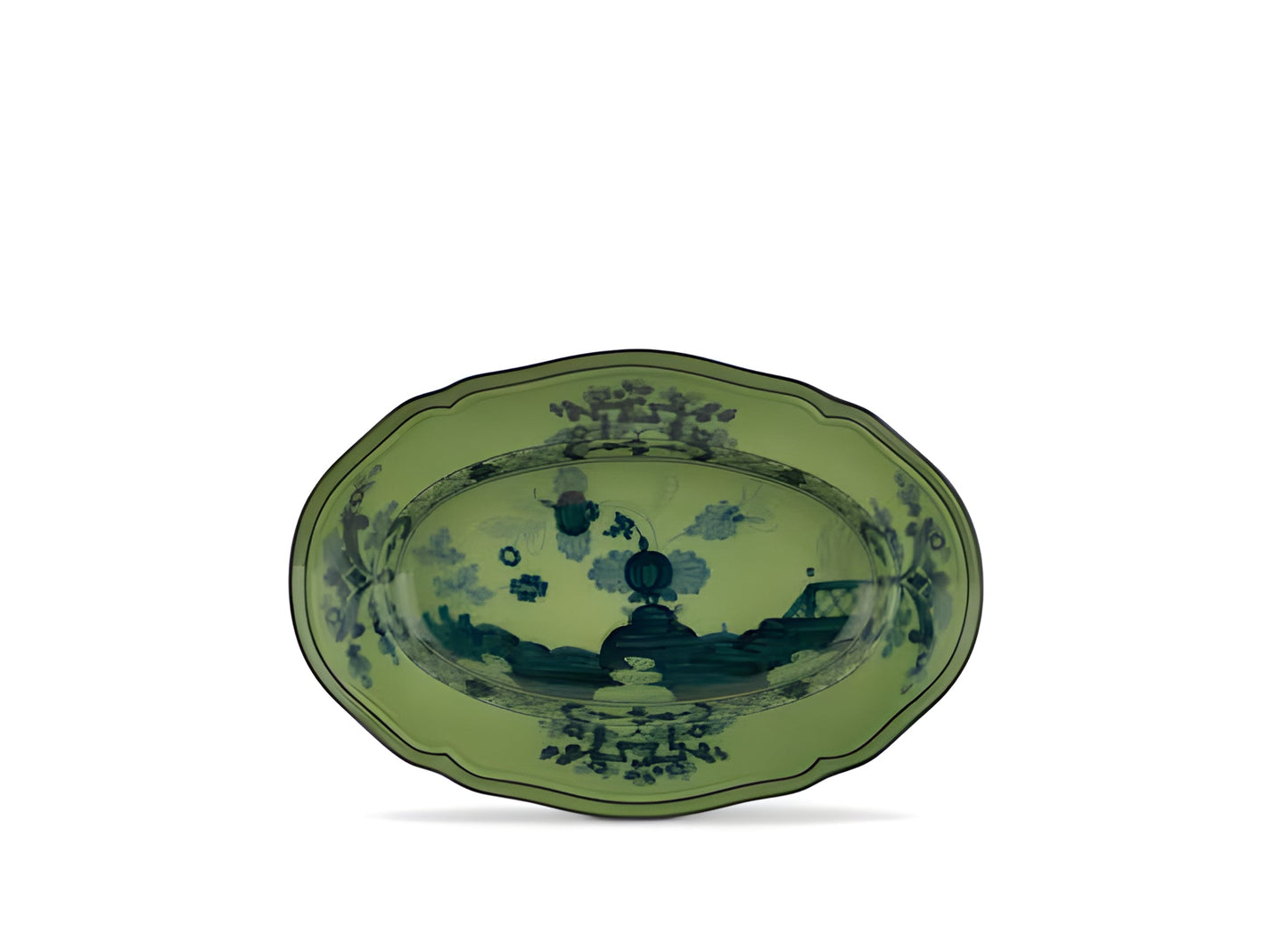 Piatto per sottaceti in malachite Oriente Italiano