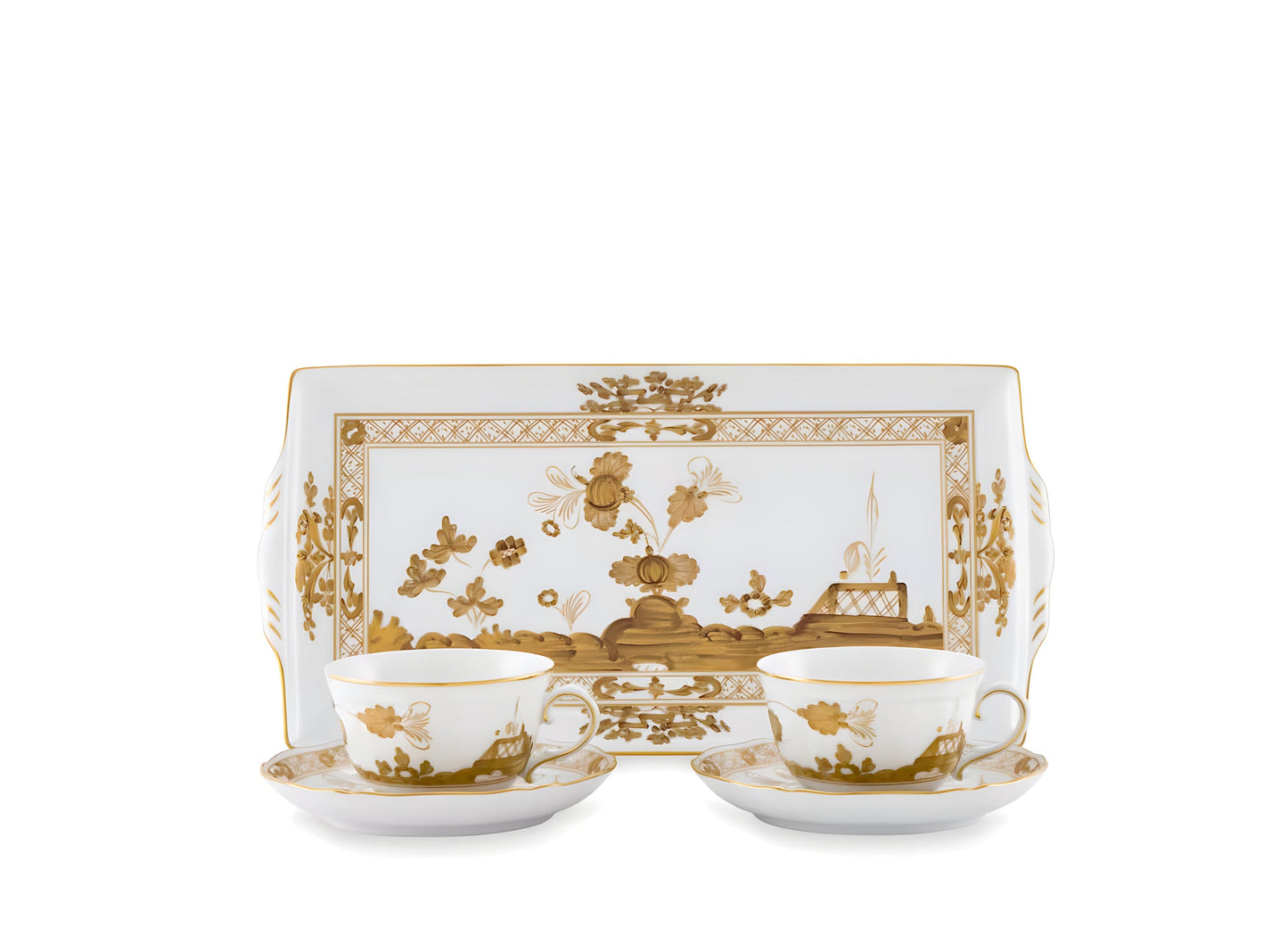 Oriente Italiano Tesori Tea Set per due con vassoio