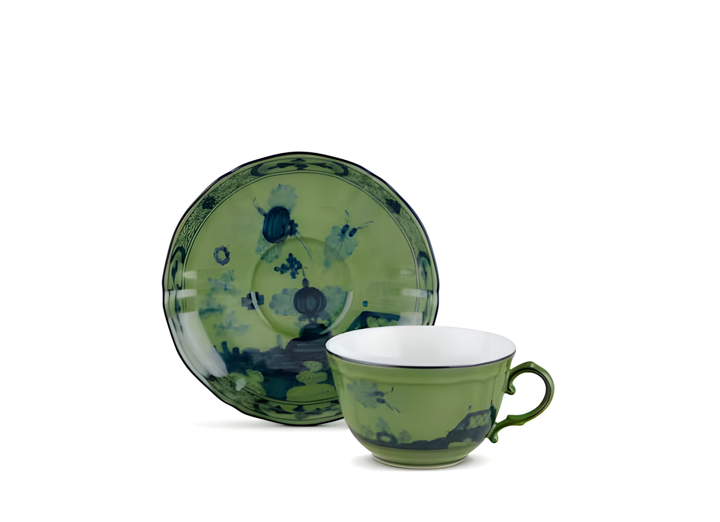 Tazza da tè Oriente Italiano in malachite