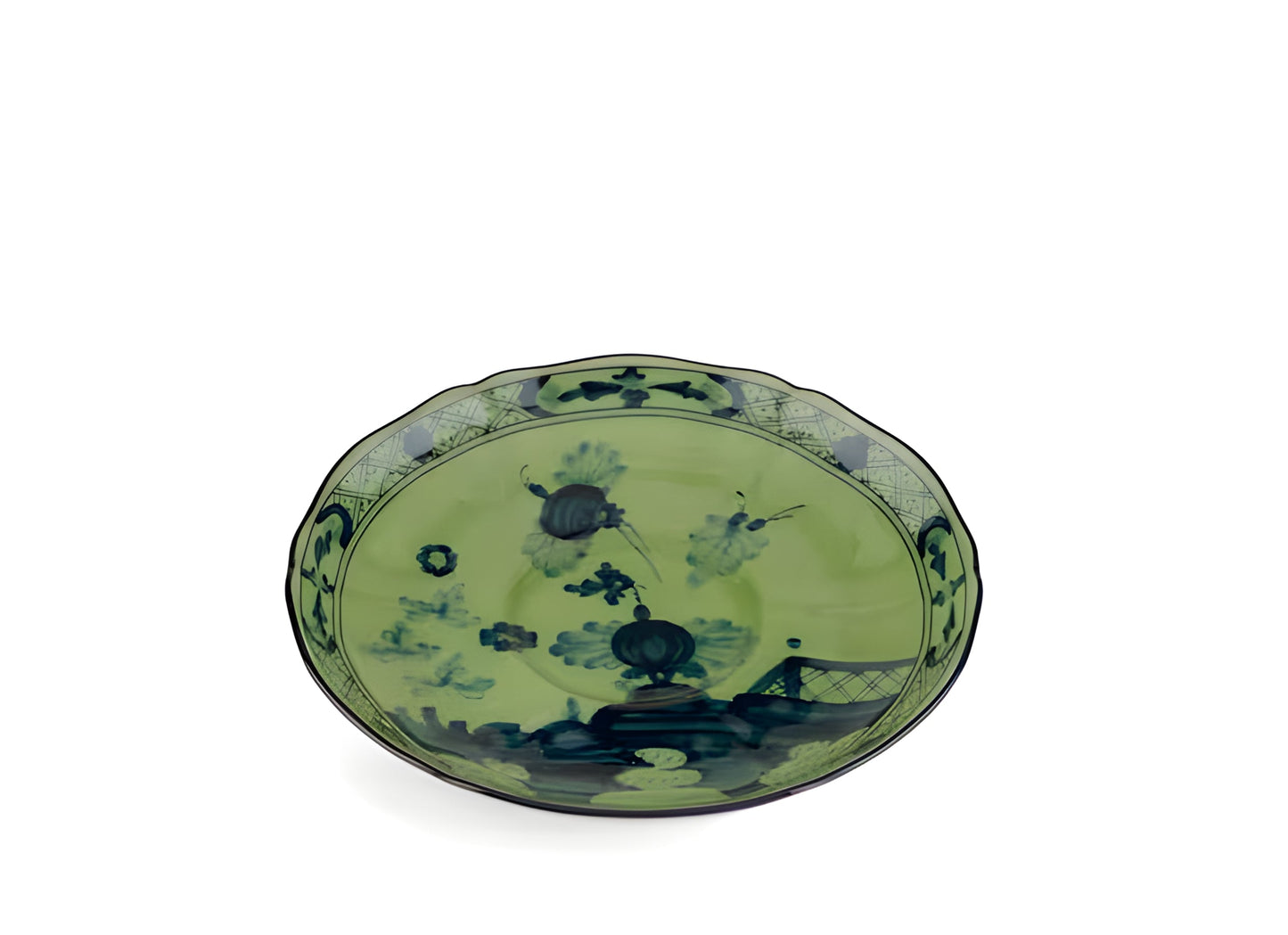 Piattino da tè in malachite Oriente Italiano