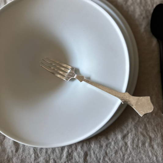 Set di posate da tavola placcate in argento Yoshinori Nagashima da 3 pezzi