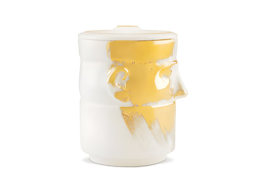 Portacandele bianco LCDC Gold Il Seguace