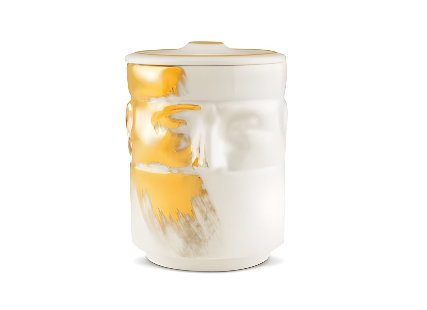 Portacandele bianco LCDC Gold Il Seguace