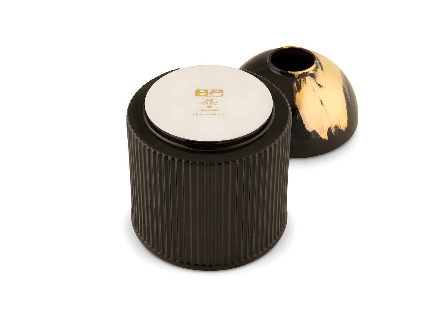 Porta diffusore LCDC Gold L'amazzone Nero