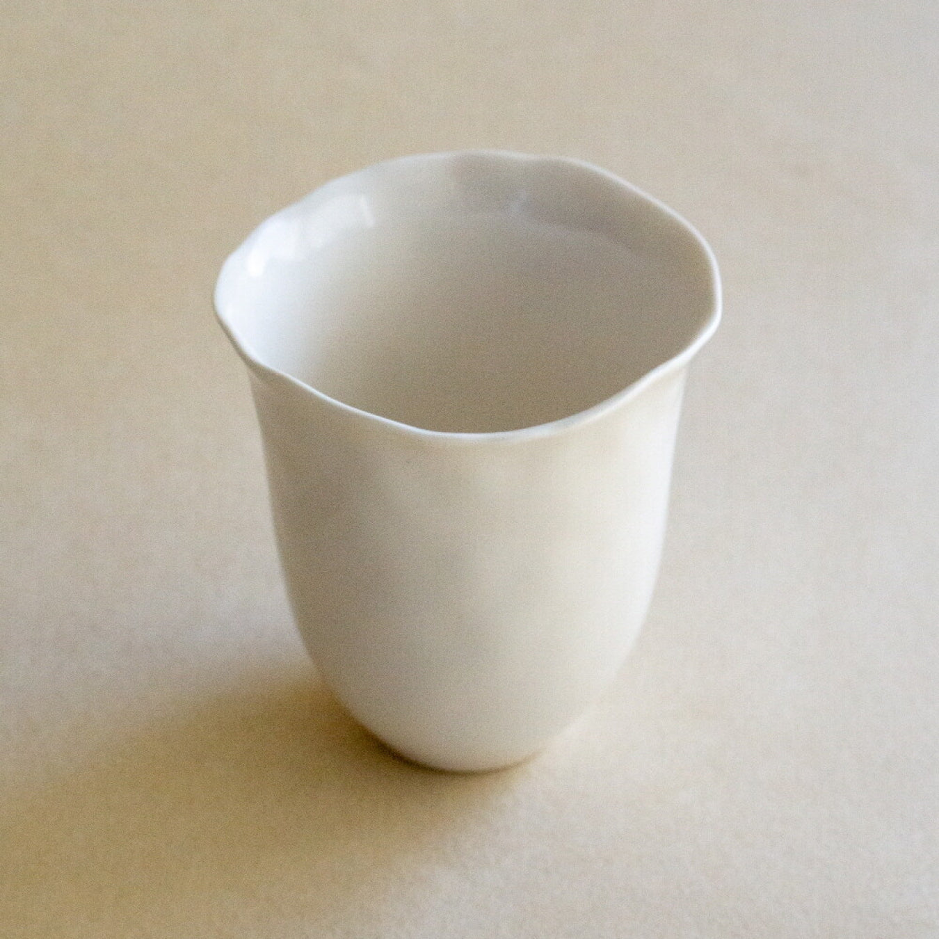 Coppa a forma di bocciolo di fiore