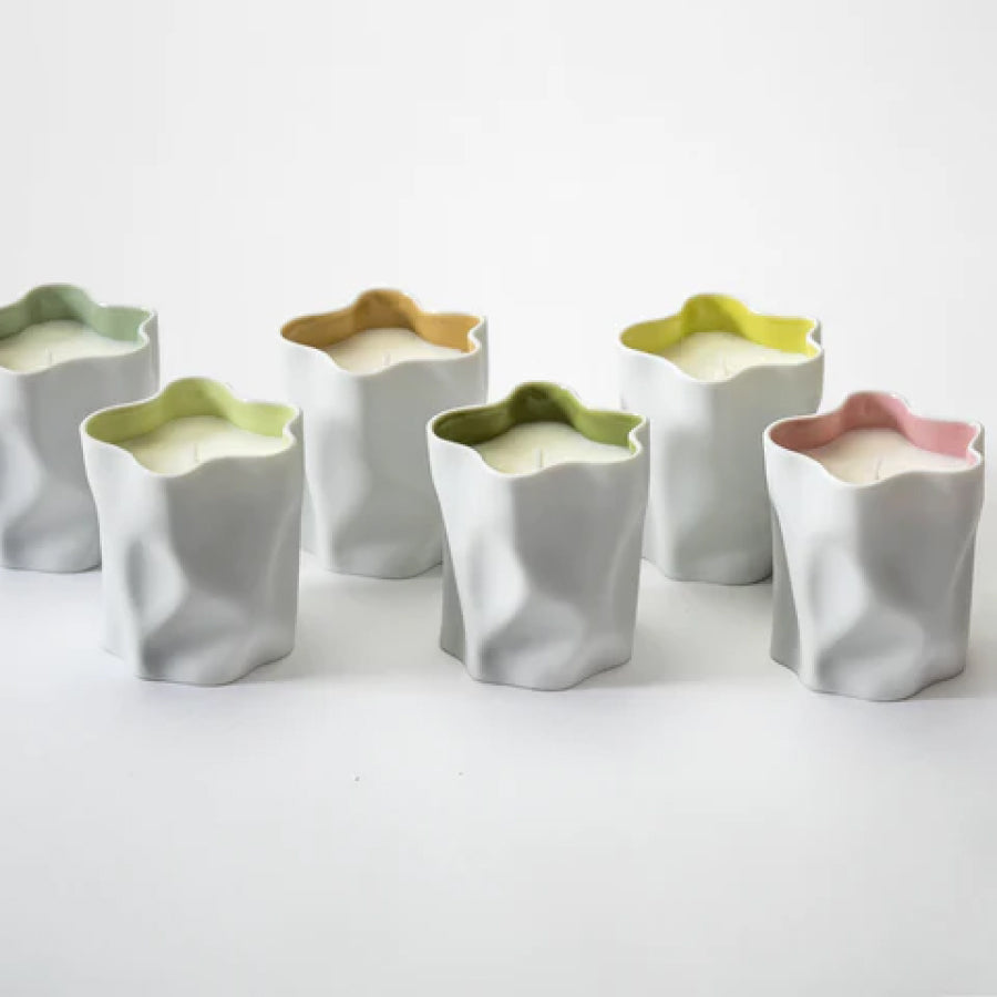Candela KITCHIBE Crinkle - Fiore di ciliegio