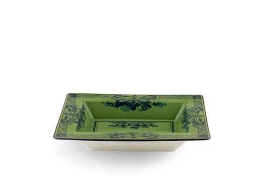 Vassoio per il cambio in malachite Oriente Italiano