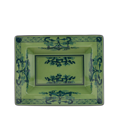 Vassoio per il cambio in malachite Oriente Italiano