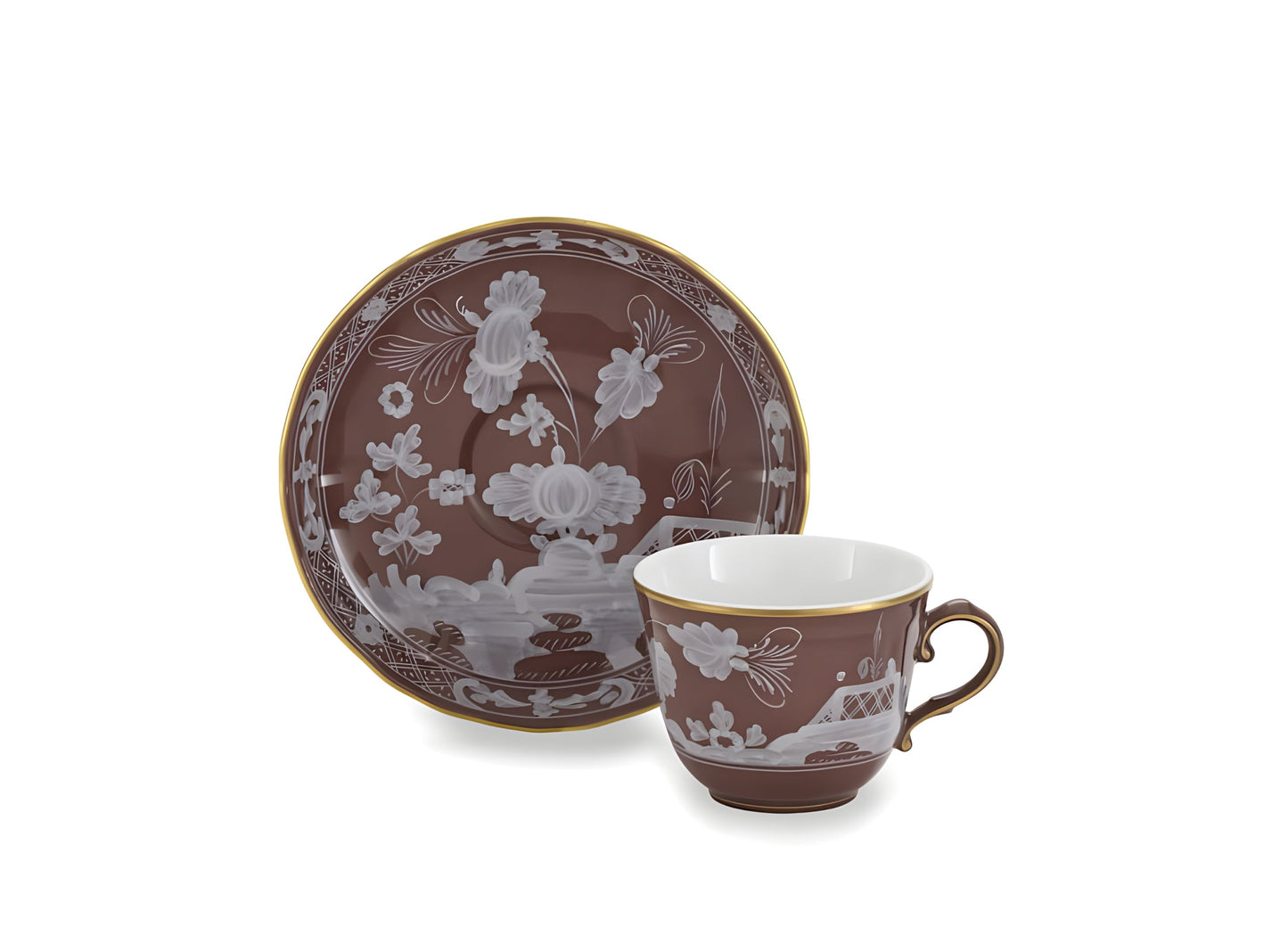 Tazzina da caffè Oriente Italiano Castagna