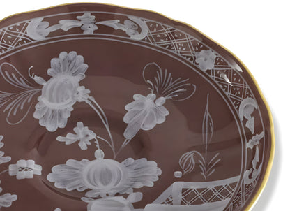 Piattino caffè Oriente Italiano Castagna