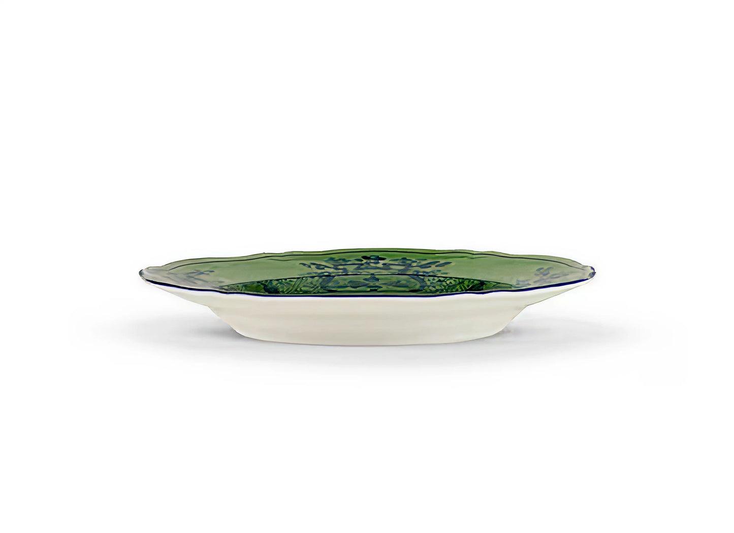 Piatto Dessert Oriente Italiano in Malachite