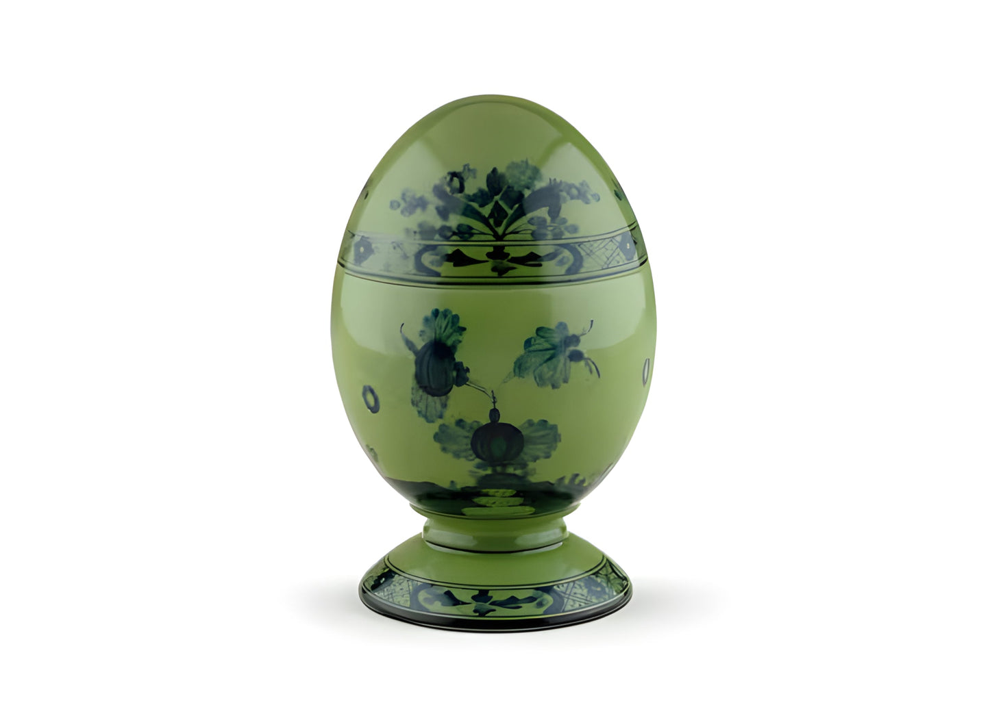 Uovo grande di malachite Oriente Italiano