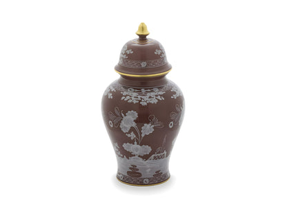 Vaso Potiche Grande Castagna Oriente Italiano