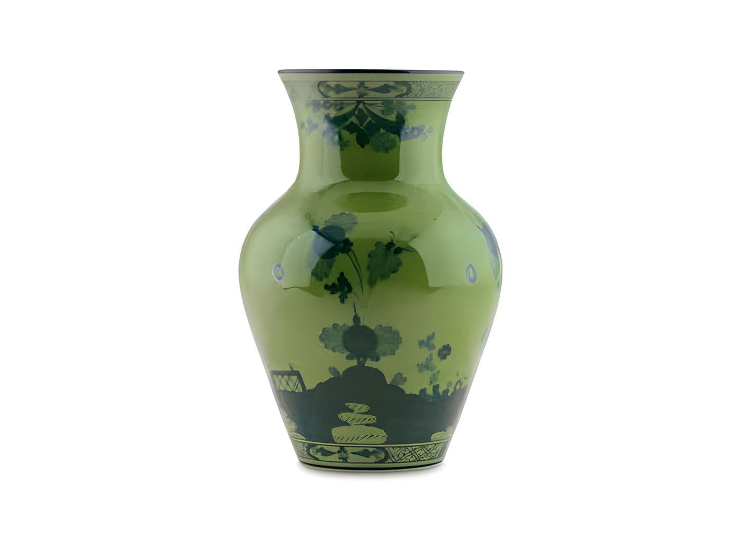 Vaso Ming Oriente Italiano in malachite