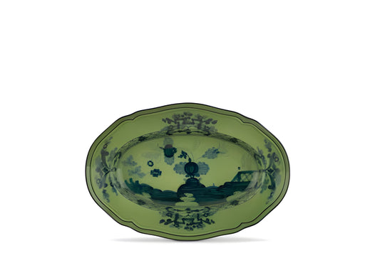 Piatto per sottaceti in malachite Oriente Italiano