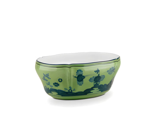 Insalatiera Oriente Italiano in malachite