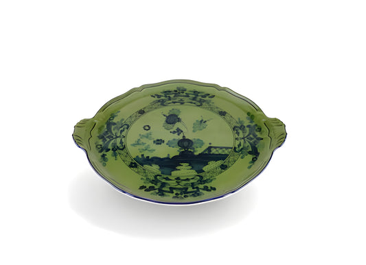 Piatto torta Oriente Italiano in malachite