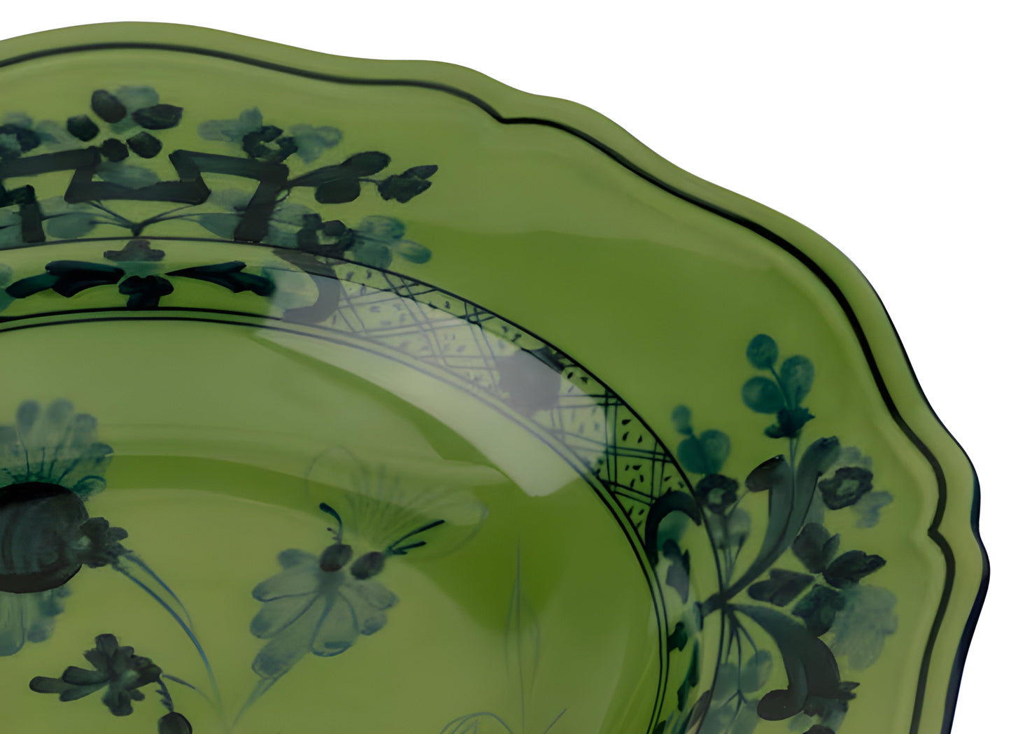 Piatto Fondo in Malachite Oriente Italiano
