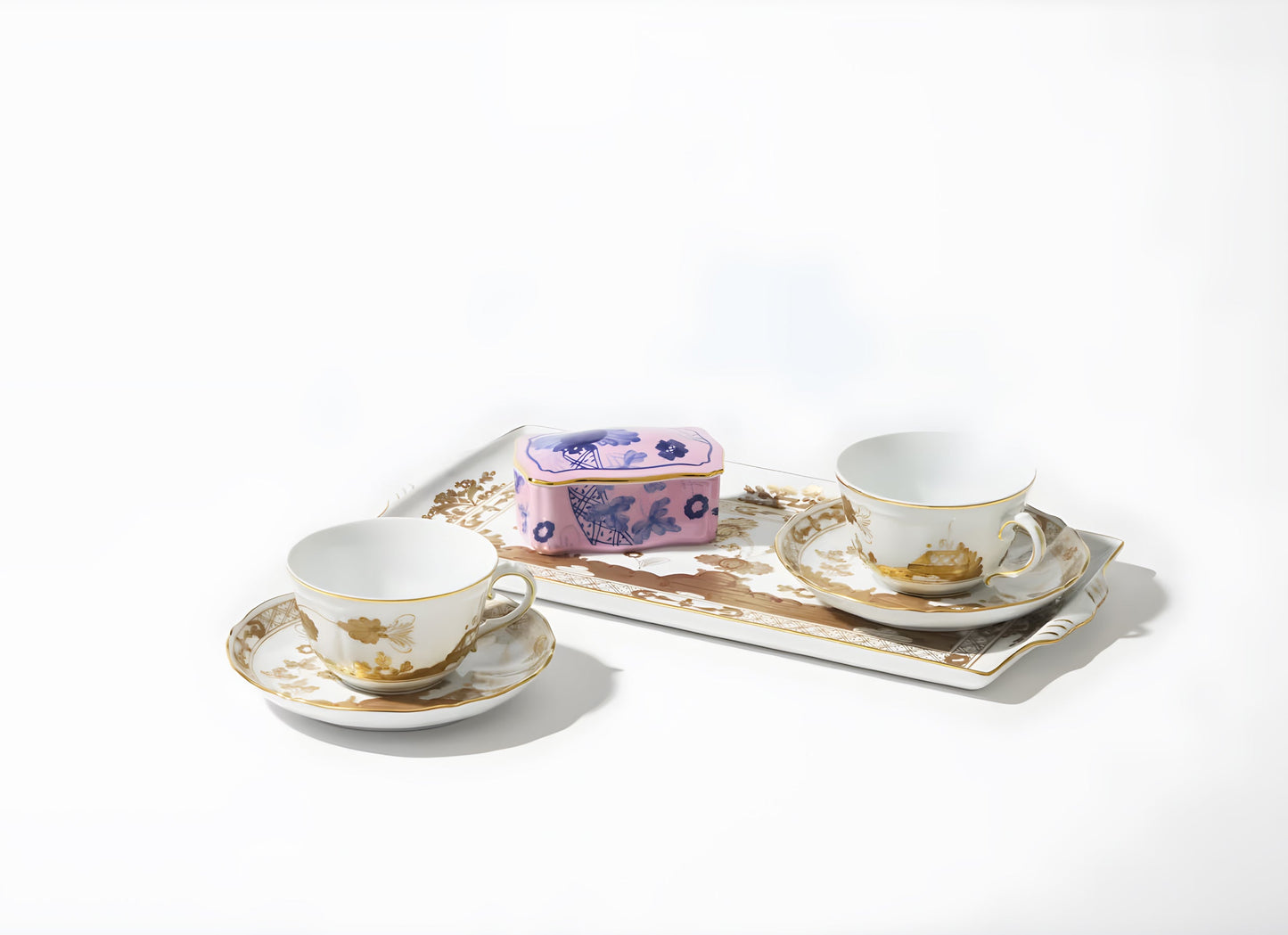 Oriente Italiano Tesori Tea Set per due con vassoio