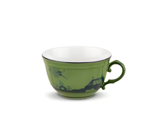 Tazza da tè Oriente Italiano in malachite