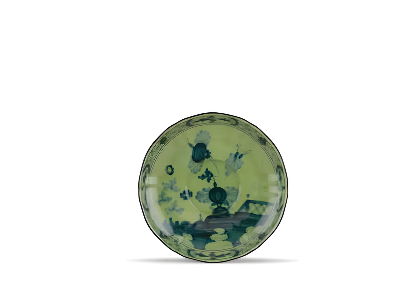 Piattino da tè in malachite Oriente Italiano