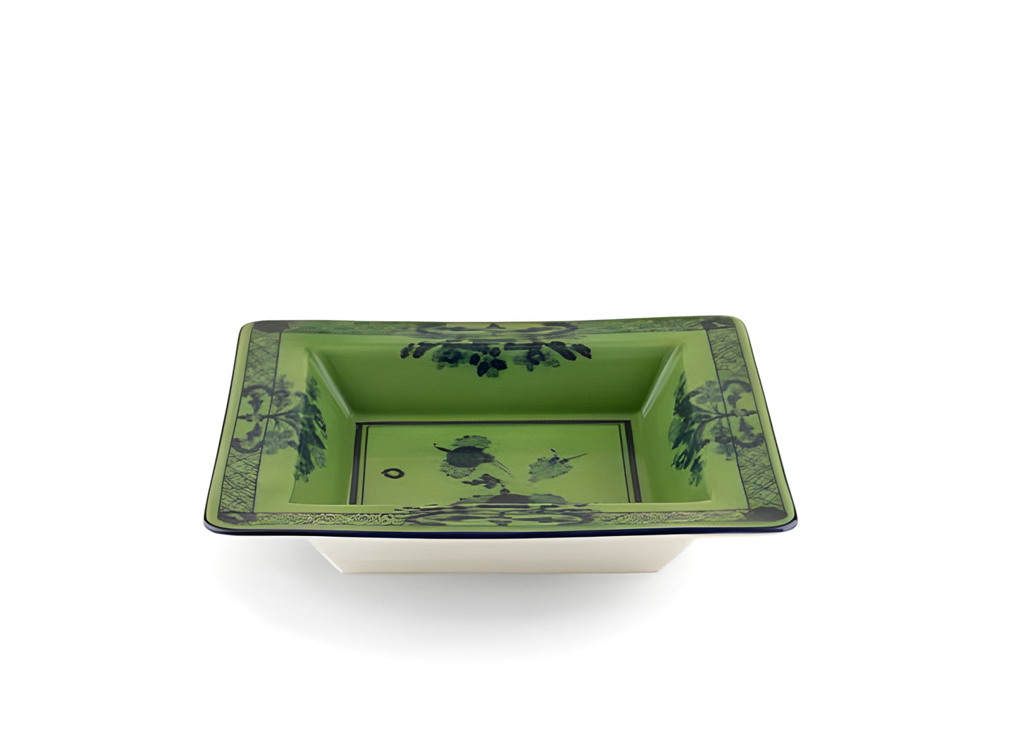 Oriente Italiano Vassoio portamonete quadrato in malachite