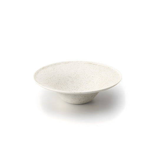 Ciotola con bordo 7 - Nashiji White