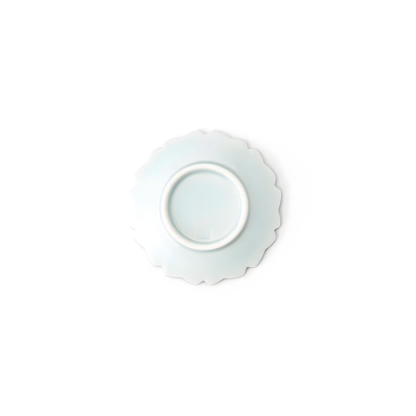 Piatto piccolo a forma di fiore di ciliegio celadon umido