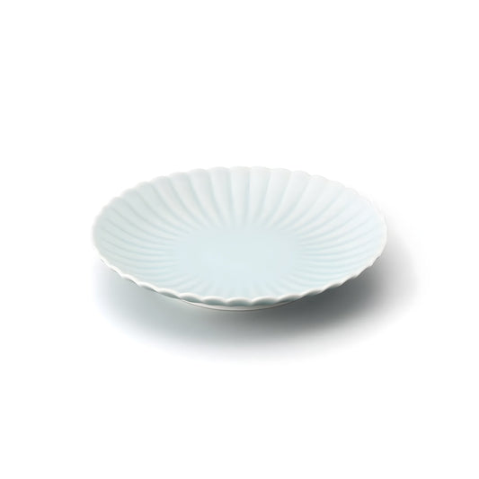 Piatto Kikuwari Celadon umido L