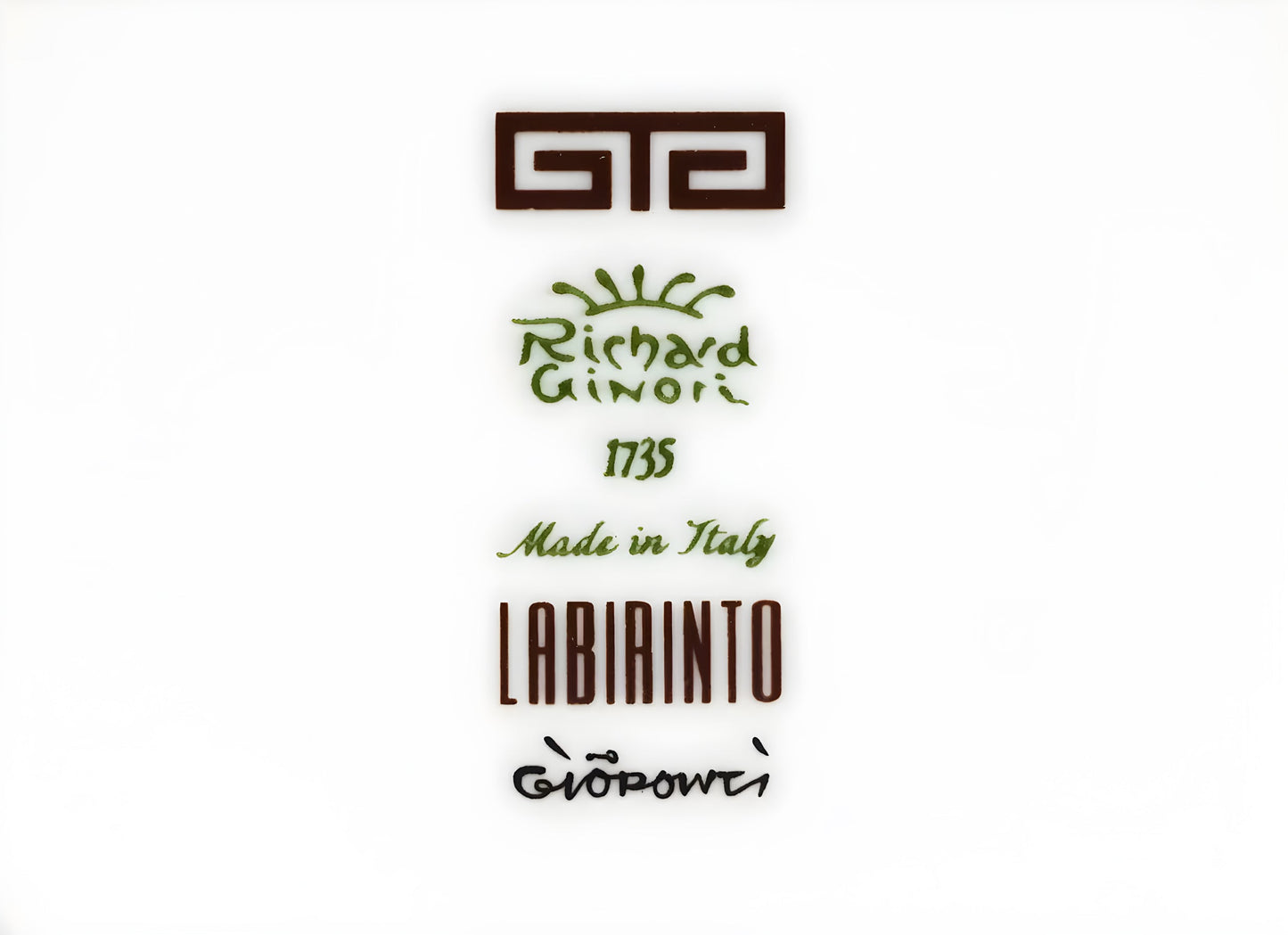 Tazza Labrinto Ebano