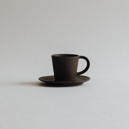 Tazzina da caffè espresso e piattino