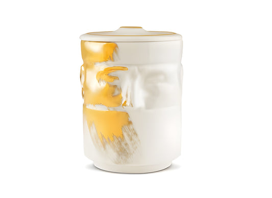 Portacandele bianco LCDC Gold Il Seguace