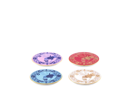 Sottobicchieri Oriente Italiano Tesori Set di 4
