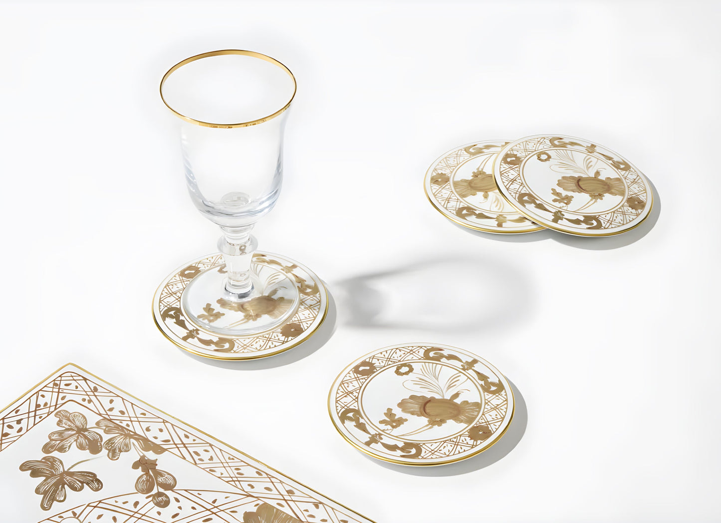 Oriente Italiano Tesori Aurum 4 Sottobicchieri