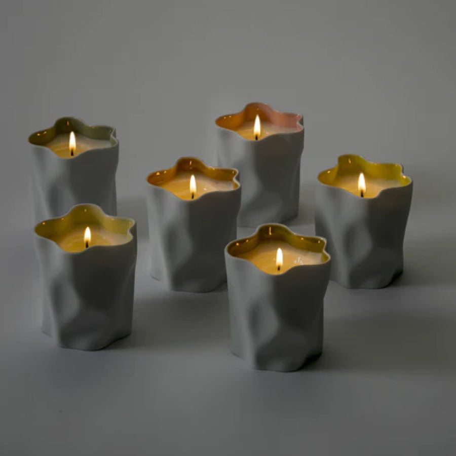 Candela KITCHIBE Crinkle - Fiore di ciliegio