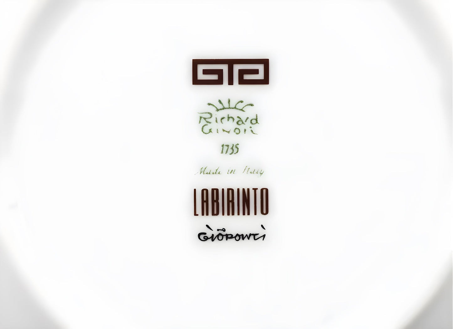 Tazza da tè Labrinto Ebano
