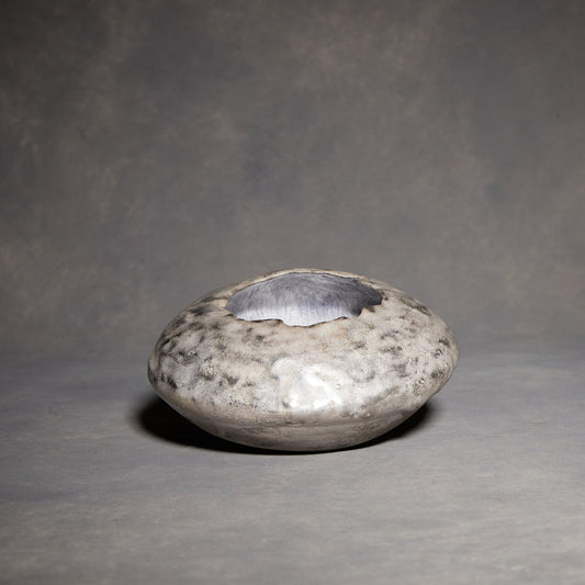 Vaso smaltato argento Yuko Ikeda 03